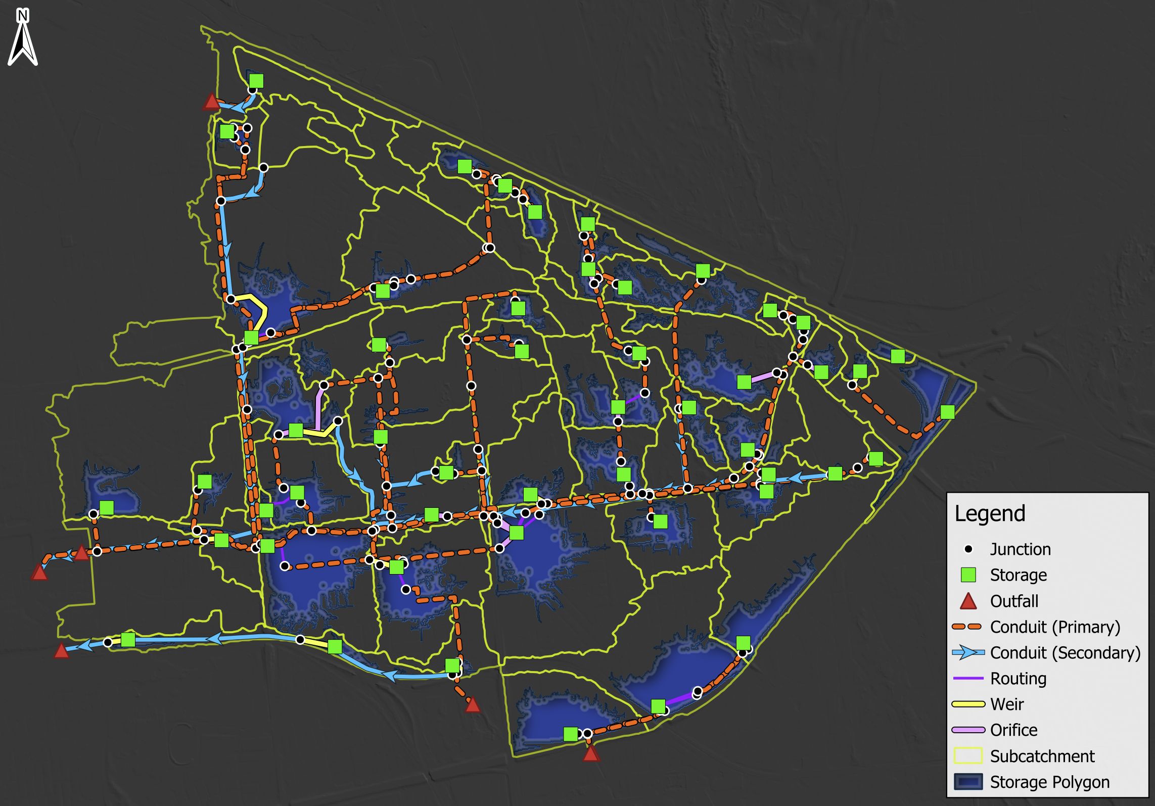 Stormwater Modelling map